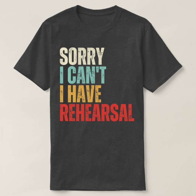 Jag kan inte få en repetition t shirt (Design framsida)