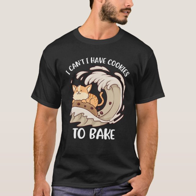 Jag kan inte få kakor att bada t shirt (Framsida)