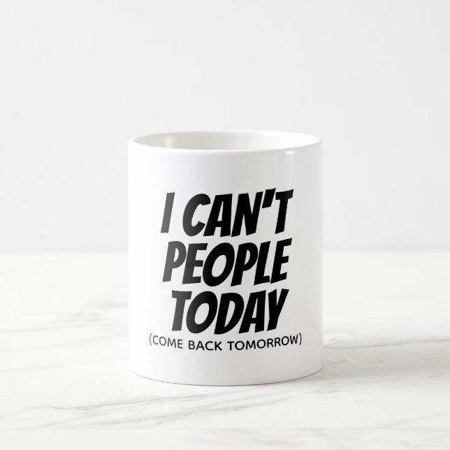 Jag kan inte folk idag.. kaffemugg (Center)