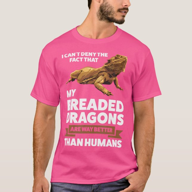 Jag kan inte förneka min brutna drakar Pet Bearded T Shirt (Framsida)