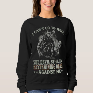 Jag kan inte gå till helvetet djävulen har fortfar t shirt