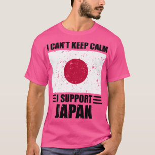 Jag kan inte ge behålla lugn. Jag stöder japan Foo T Shirt