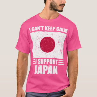 Jag kan inte ge behålla lugn. Jag stöder japan Foo T Shirt