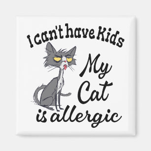 Jag kan inte ha barn mitt katt är allergisk magnet