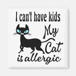 Jag kan inte ha barn mitt katt är allergisk magnet