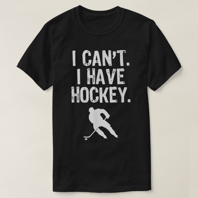 Jag kan inte ha en hockey-fin GiftGod-Jul T Shirt (Design framsida)