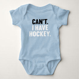 Jag kan inte ha en hockey-ynklig Mörk Färg T-shirt