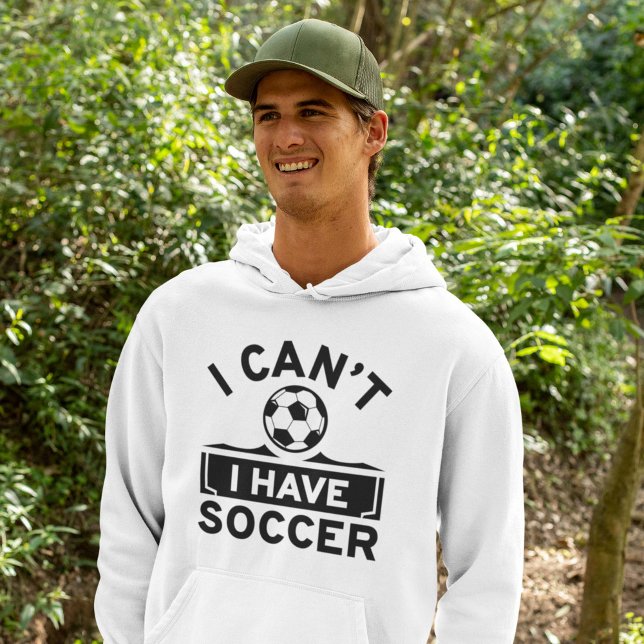Jag kan inte ha fotboll hoodie (soccer hoodie)