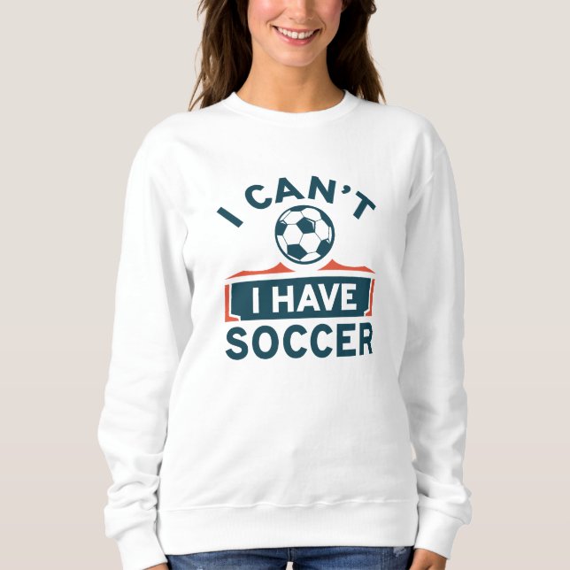 Jag kan inte ha fotboll t shirt (Framsida)