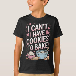 Jag kan inte ha kakor att backa. t shirt