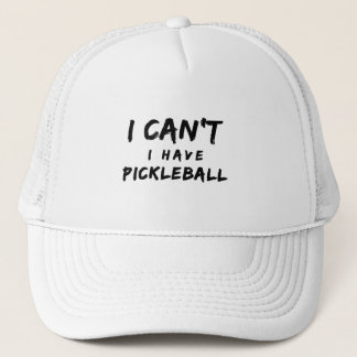 Jag kan inte ha Pickleball  Keps