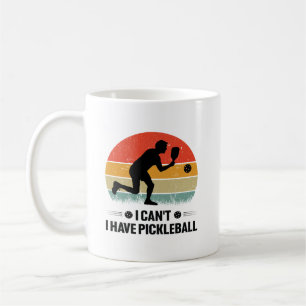 Jag kan inte ha pickleball, Pickleball Älskare Kaffemugg