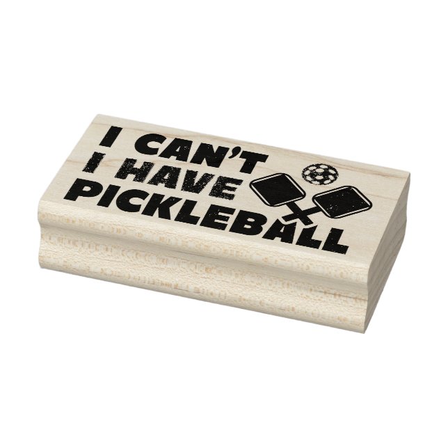 Jag kan inte ha Pickleball Stämpel (Stämpel)