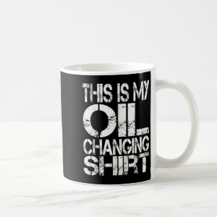Jag kan inte ha planer i garaget, olje-växel C Kaffemugg