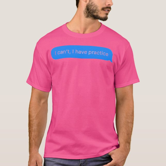 Jag Kan Inte Ha Träning T Shirt (Framsida)