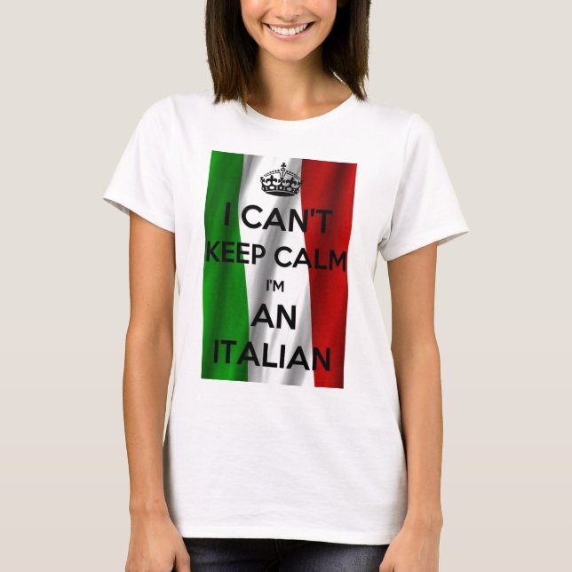 JAG KAN INTE HÅLLA LUGN…, Mig förmiddagITALIENARE Tee (Framsida)