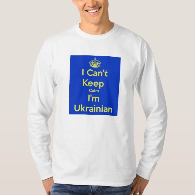 Jag kan inte hålla lugn mig t-shirt (Framsida)