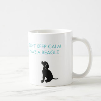 Jag kan inte hålla lugn som jag har en beaglemugg kaffemugg