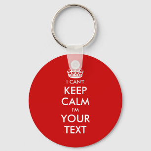 Jag kan inte hålla lugnaa keychains för att nyckelring