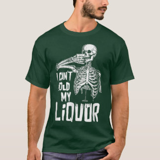 Jag kan inte hålla mitt lövande, roliga skeletondr t shirt