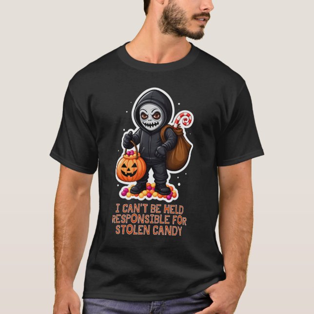 Jag kan inte hållas ansvarig för Stolen Candy T Shirt (Framsida)