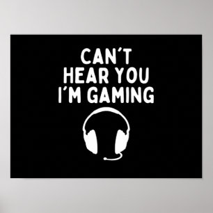 Jag kan inte höra dig att jag spelar roligt? poster