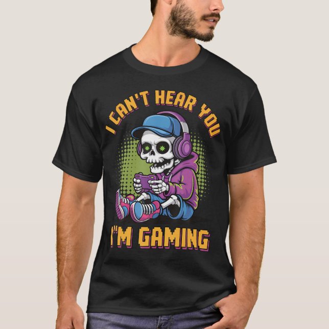 Jag Kan Inte Höra Dig JAG T Shirt (Framsida)