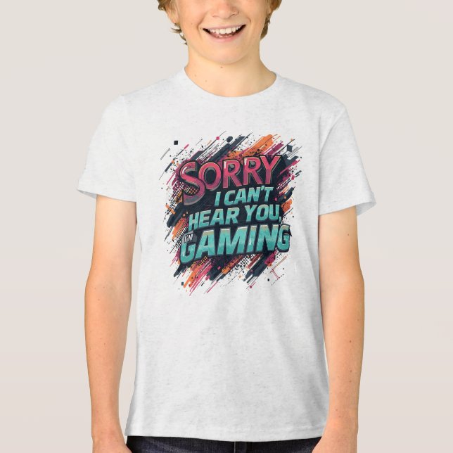 Jag kan inte höra dig spela. t shirt (Framsida)