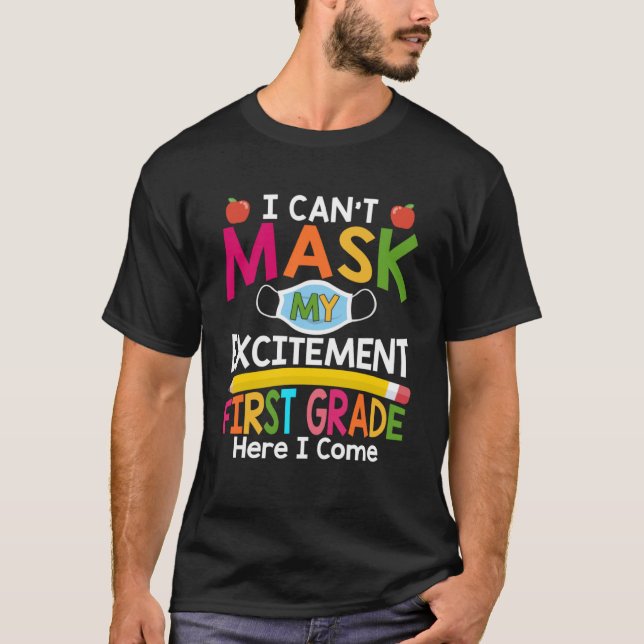 Jag kan inte ifrågasätta min upphetsning första Kl T Shirt (Framsida)