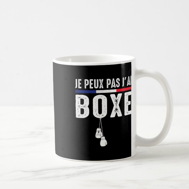 Jag Kan Inte, Jag Har Boxning Boxare Combyt Boxnin Kaffemugg (Höger)