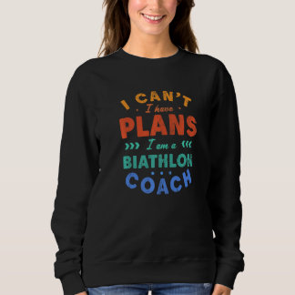 Jag Kan Inte Jag Har Planer Biathlon Tränare Biat T Shirt