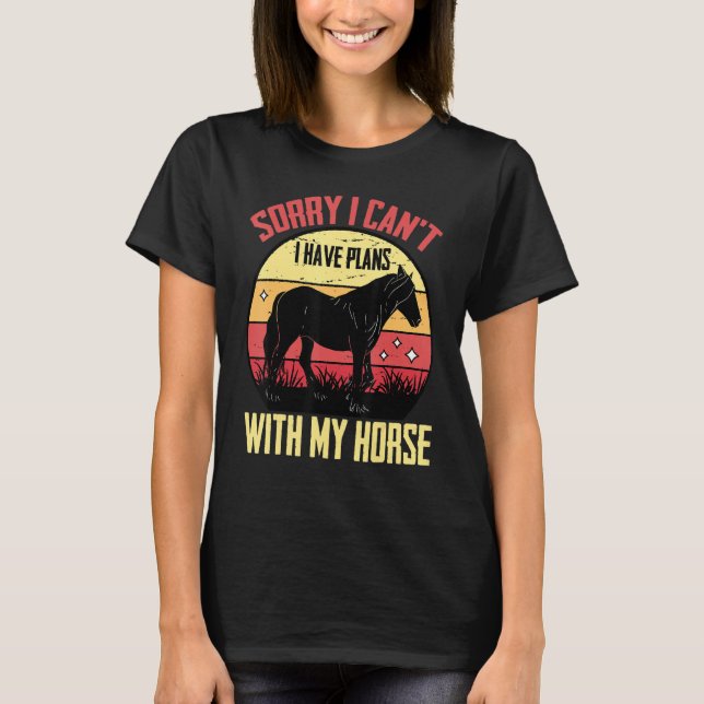 Jag kan inte.. Jag har planer med min T Shirt (Framsida)
