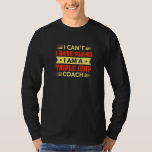 Jag Kan Inte Jag Har Planer Trestegstränare Friidr T Shirt