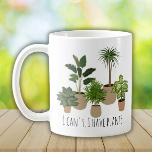 Jag kan inte.. Jag har växter på Älskare Kaffemugg