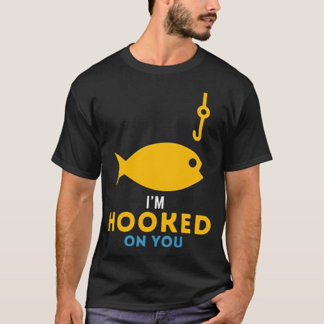 Jag Kan Inte Jag Tittar På Fiske T Shirt (Framsida)