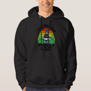 Jag kan inte jobba i dag.. Arm är i skugga Hoodie
