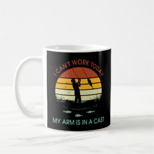 Jag kan inte jobba i dag.. Arm är i skugga Kaffemugg
