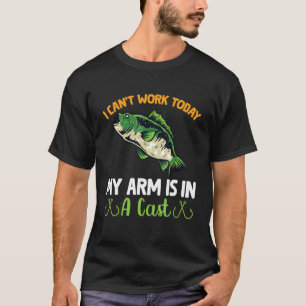 Jag kan inte jobba i dag, min Arm är i en jättefin T Shirt