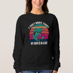 Jag kan inte jobba idag när Arm är i kustfiske T Shirt