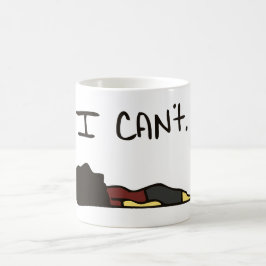 JAG KAN INTE. KAFFEMUGG