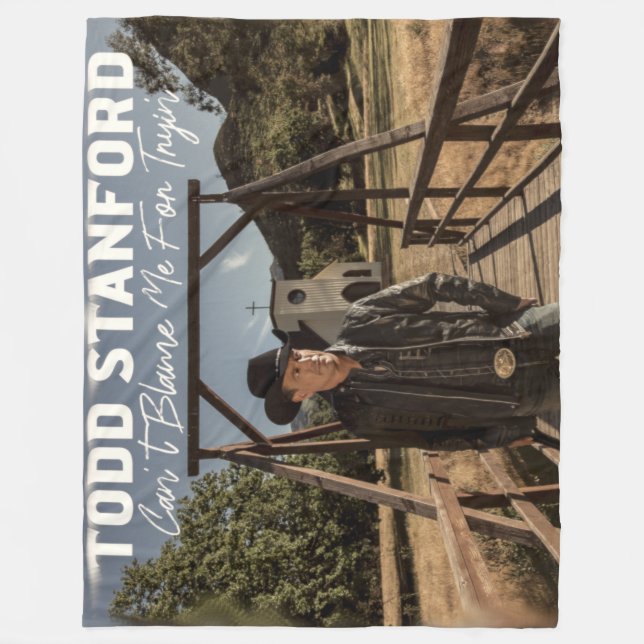 Jag kan inte klandra mig för Tryins Fleece Blanket (Framsidan)