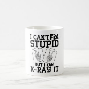 Jag kan inte laga teknolog för stupid radiologi kaffemugg