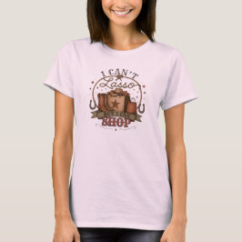 Jag Kan Inte Lasso Men Jag Kan Handla Västerländsk T Shirt