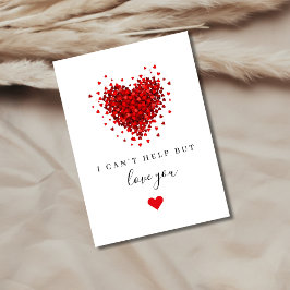 Jag Kan Inte Låta Kärlek Dig Romantiskt Hjärtan Al Julkort