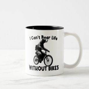 Jag kan inte leva utan bikes Två-Tonad mugg