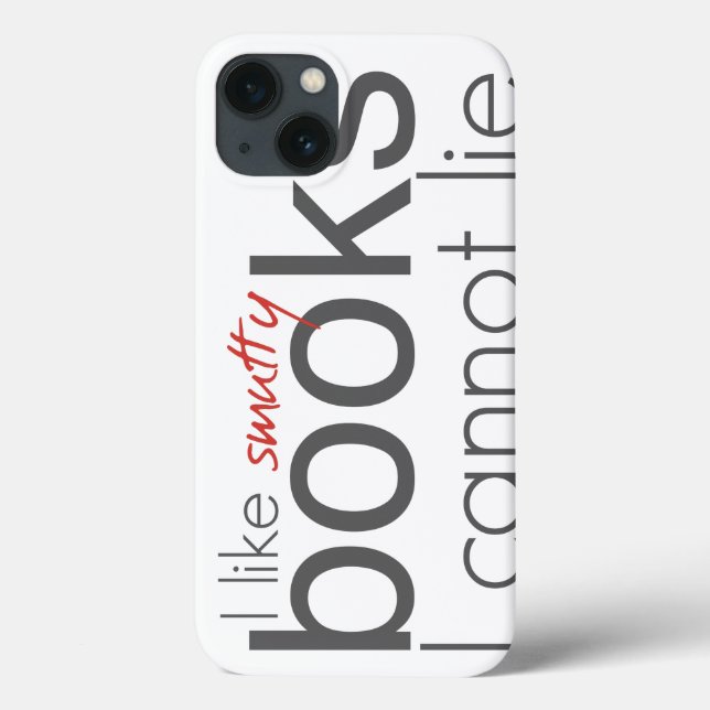 Jag kan inte Ljuga iPad-väska som Smutty Bokar (Baksida)