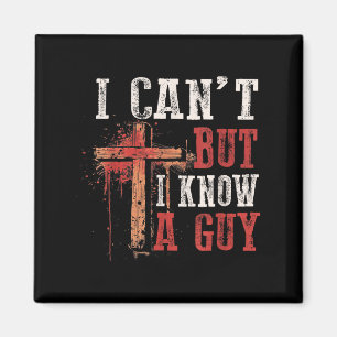 Jag kan inte, men jag vet en Guy Shirt - men jag v Magnet