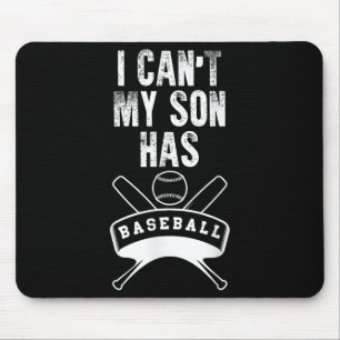 Jag Kan Inte Min Son Har Baseboll Baseboll Mamma P Musmatta