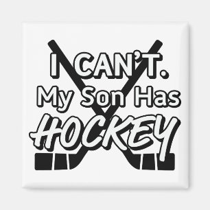 Jag kan inte. Min son har Hockey Magnet