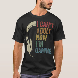Jag Kan Inte Nu Är Jag Spelande Mamma Spelande Pap T Shirt